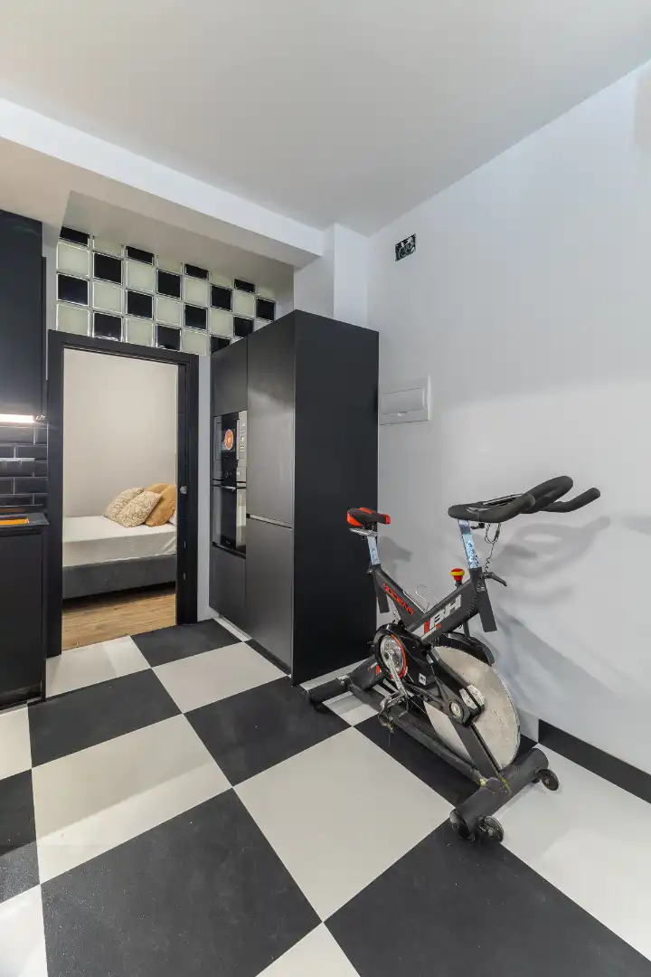Cocina de Apartamento de alquiler en Madrid con Aire acondicionado, Calefacción y Amueblado