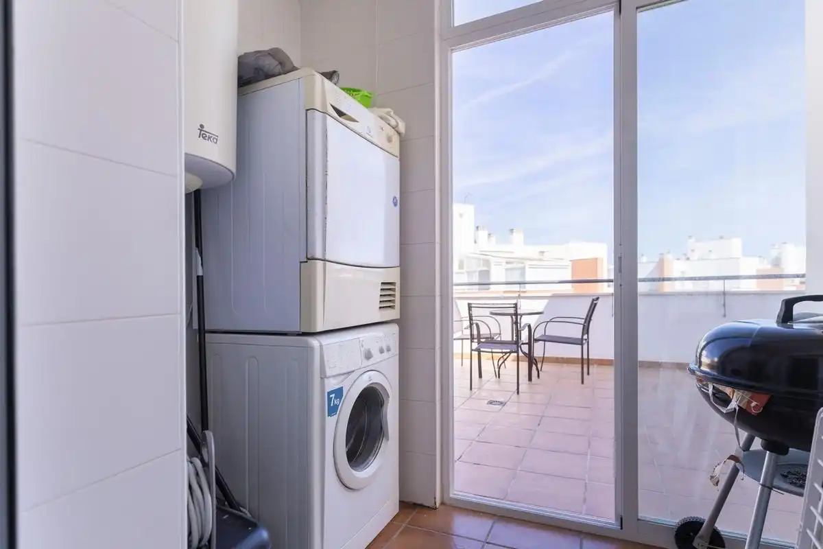 Terrassa de Àtic en venda en Roquetas de Mar amb Aire condicionat, Jardí privat i Terrassa