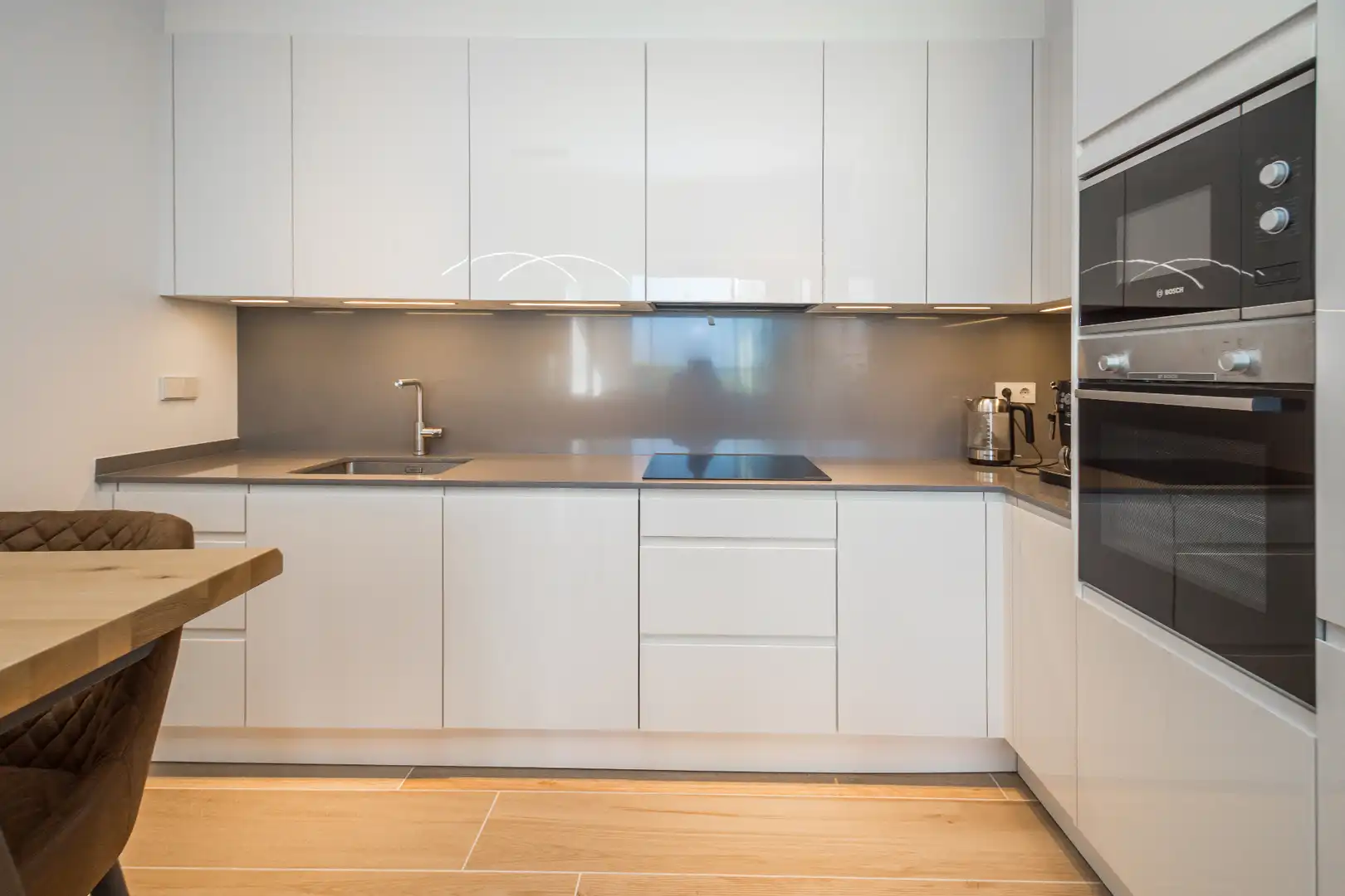 Cocina de Apartamento en venta en Castell d'Aro, Platja d'Aro i s'Agaró con Aire acondicionado, Terraza y Amueblado