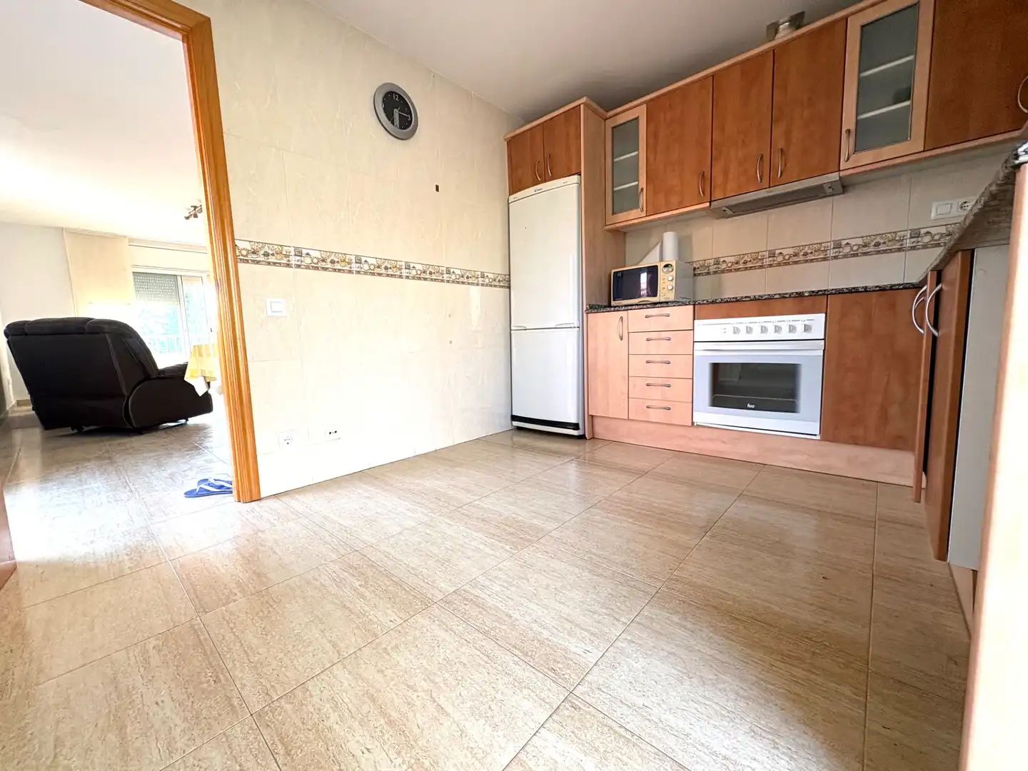 Cocina de Casa adosada en venta en La Pobla de Montornès   con Calefacción, Jardín privado y Terraza