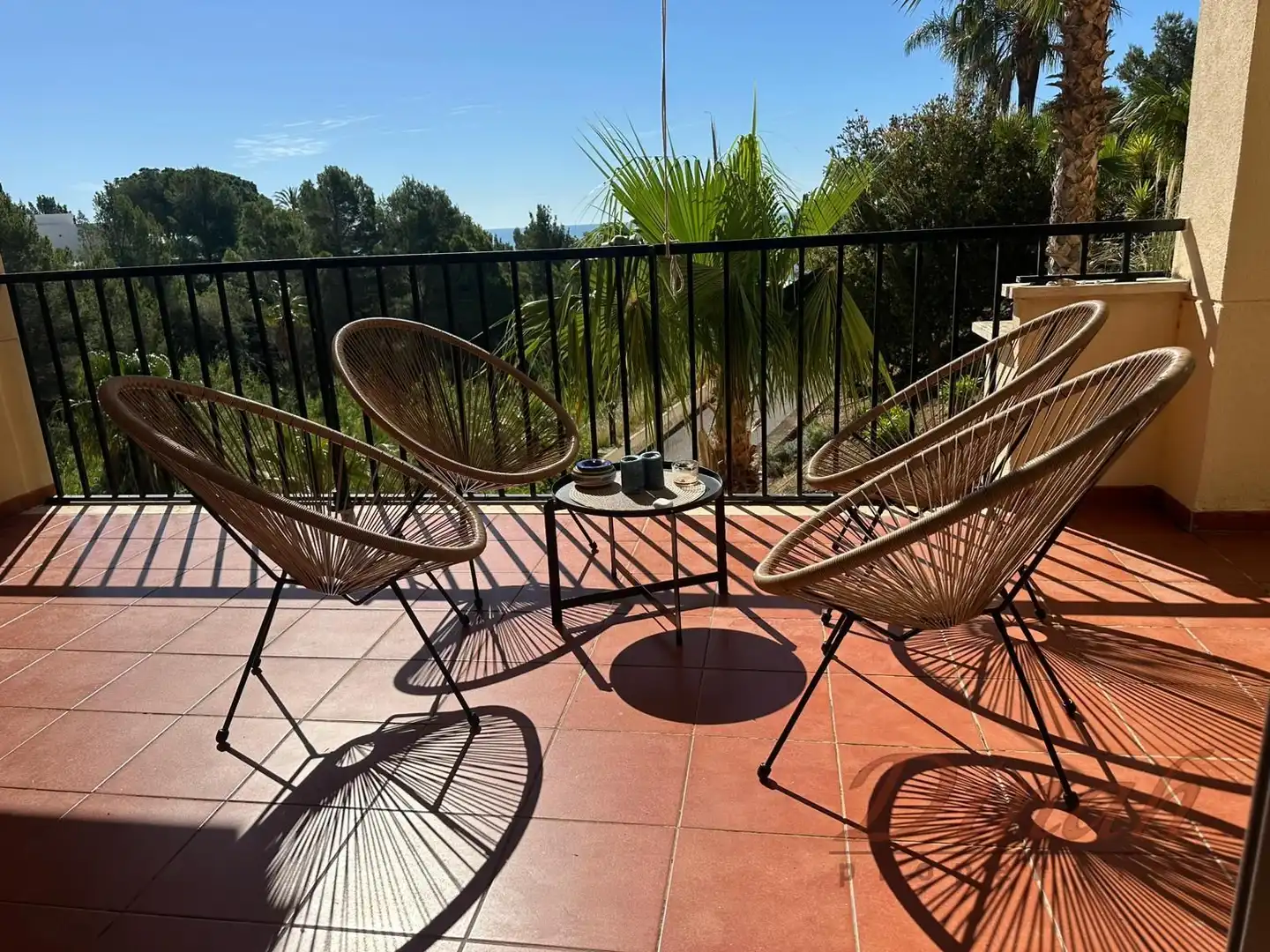 Terrace of Apartments for rent in Altea  with Air Conditioner, Heating and Terrace