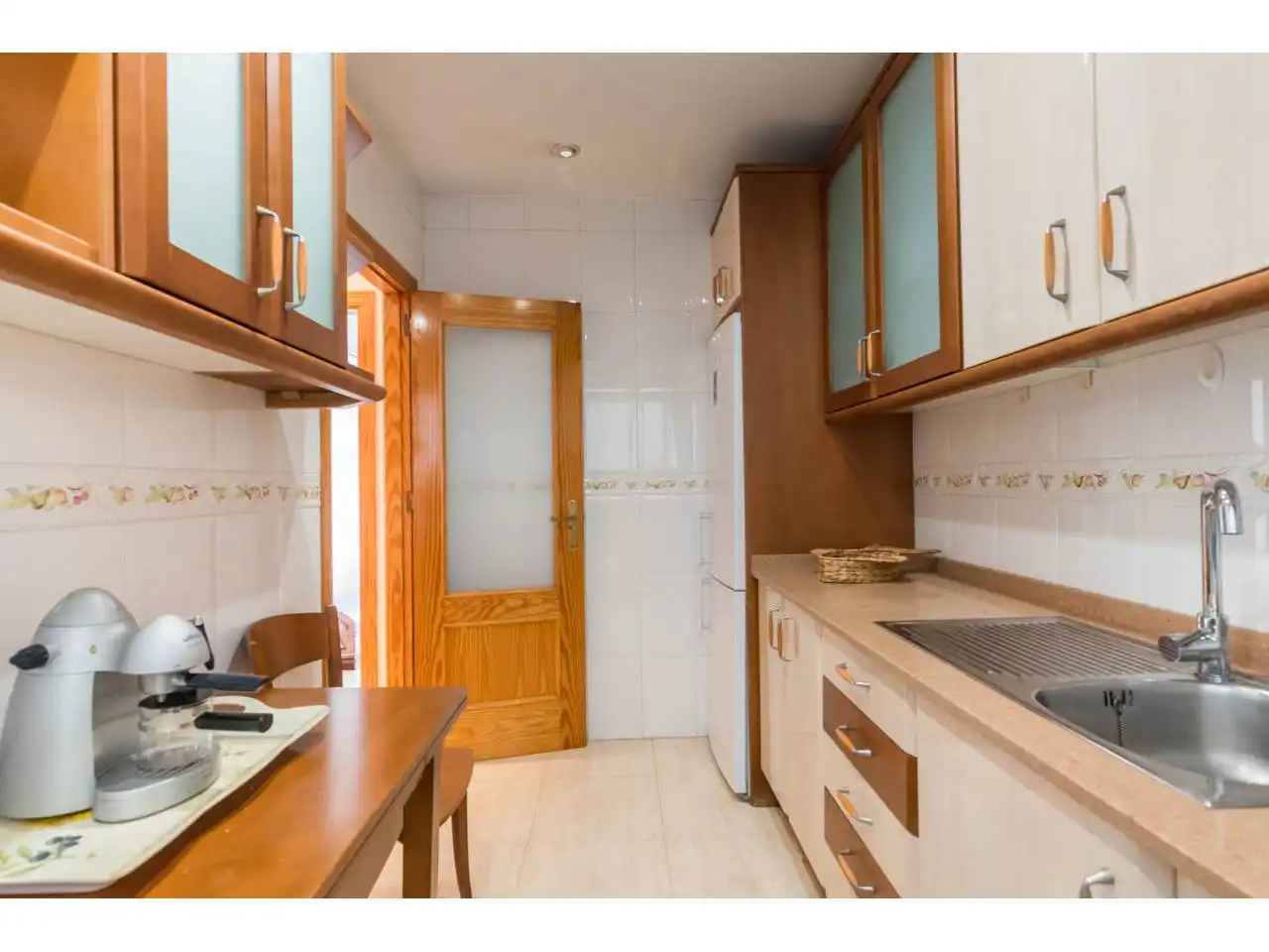 Kitchen of Flat for sale in Cartagena  with Air Conditioner, Terrace and Storage room