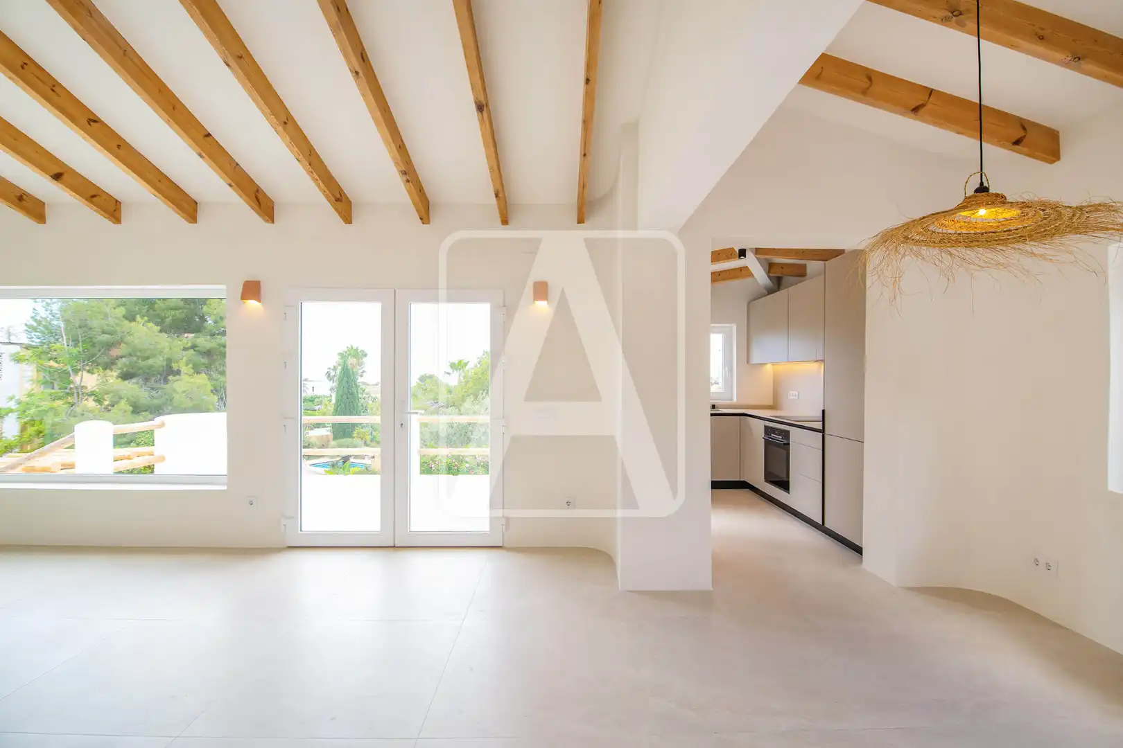 Sala de estar de Casa o chalet en venta en Benissa con Aire acondicionado, Calefacción y Jardín privado