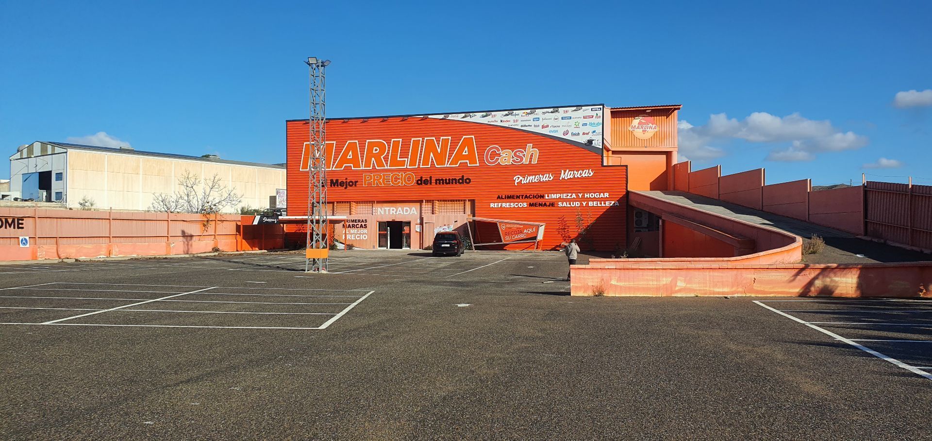 Vista exterior de Nau industrial en venda en Albox