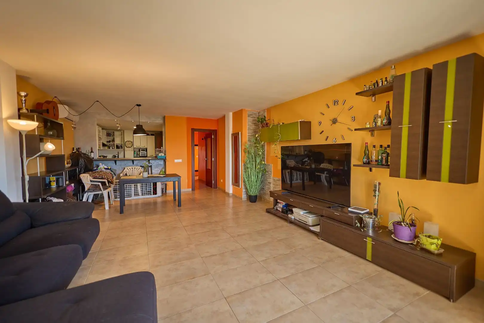 Living room of Flat for sale in Porreres  with Air Conditioner, Terrace and Storage room