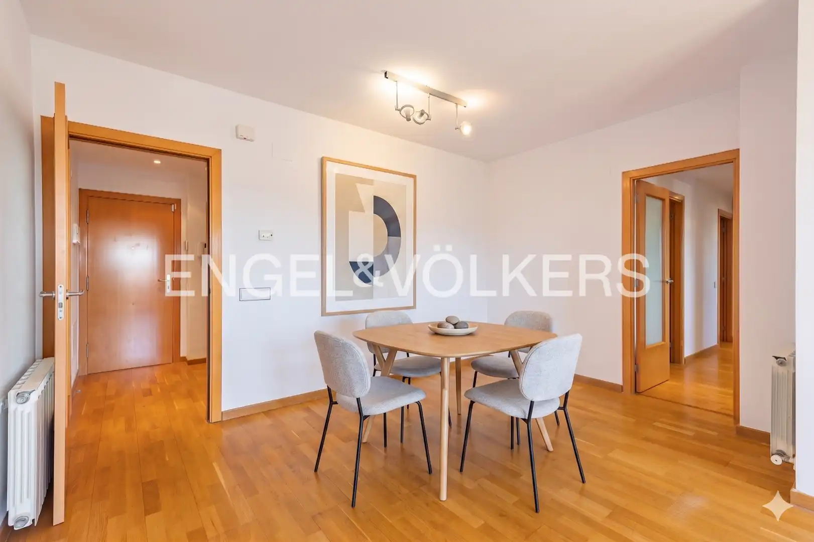 Dining room of Flat for sale in Sant Cugat del Vallès  with Heating, Private garden and Parquet flooring