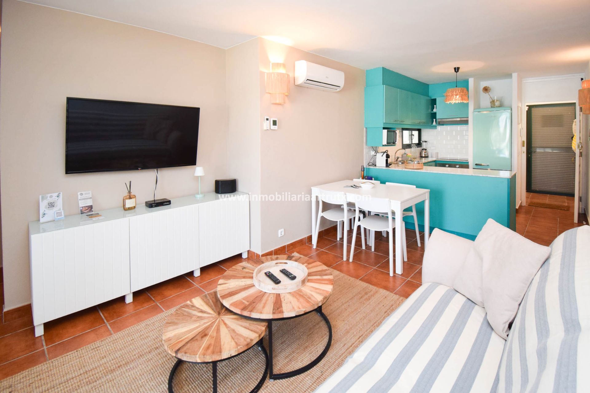Sala d'estar de Apartament en venda en Ciutadella de Menorca amb Aire condicionat i Piscina comunitària