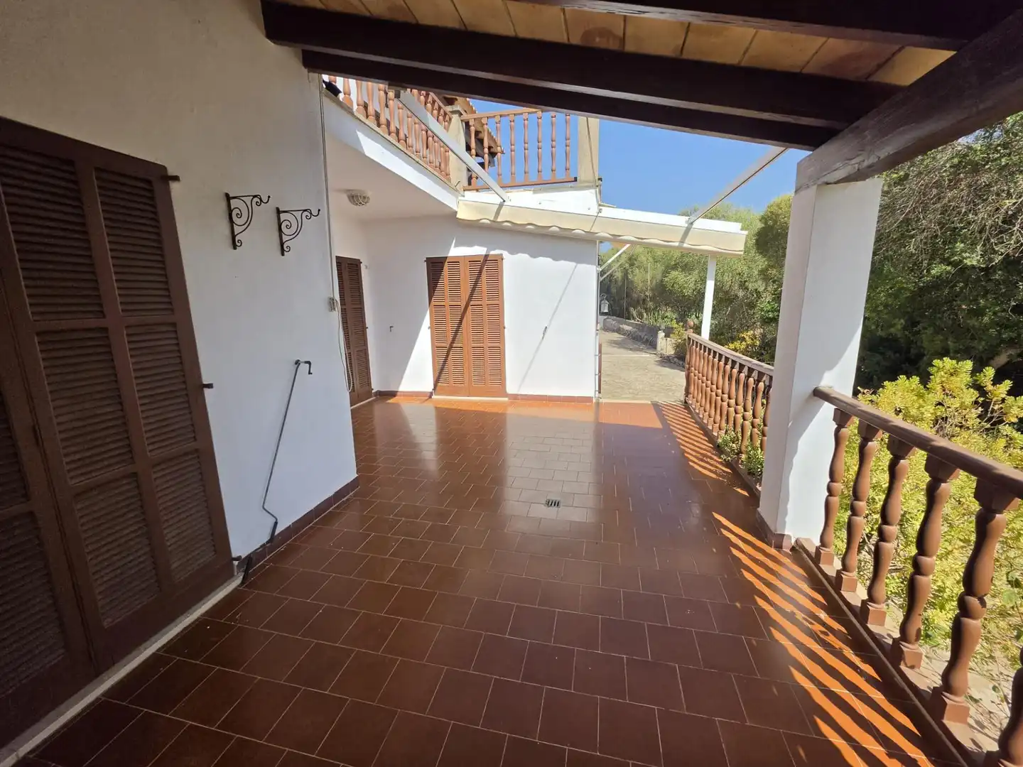 Terrace of Country homes for rent in Marratxí  with Air Conditioner, Heating and Private garden