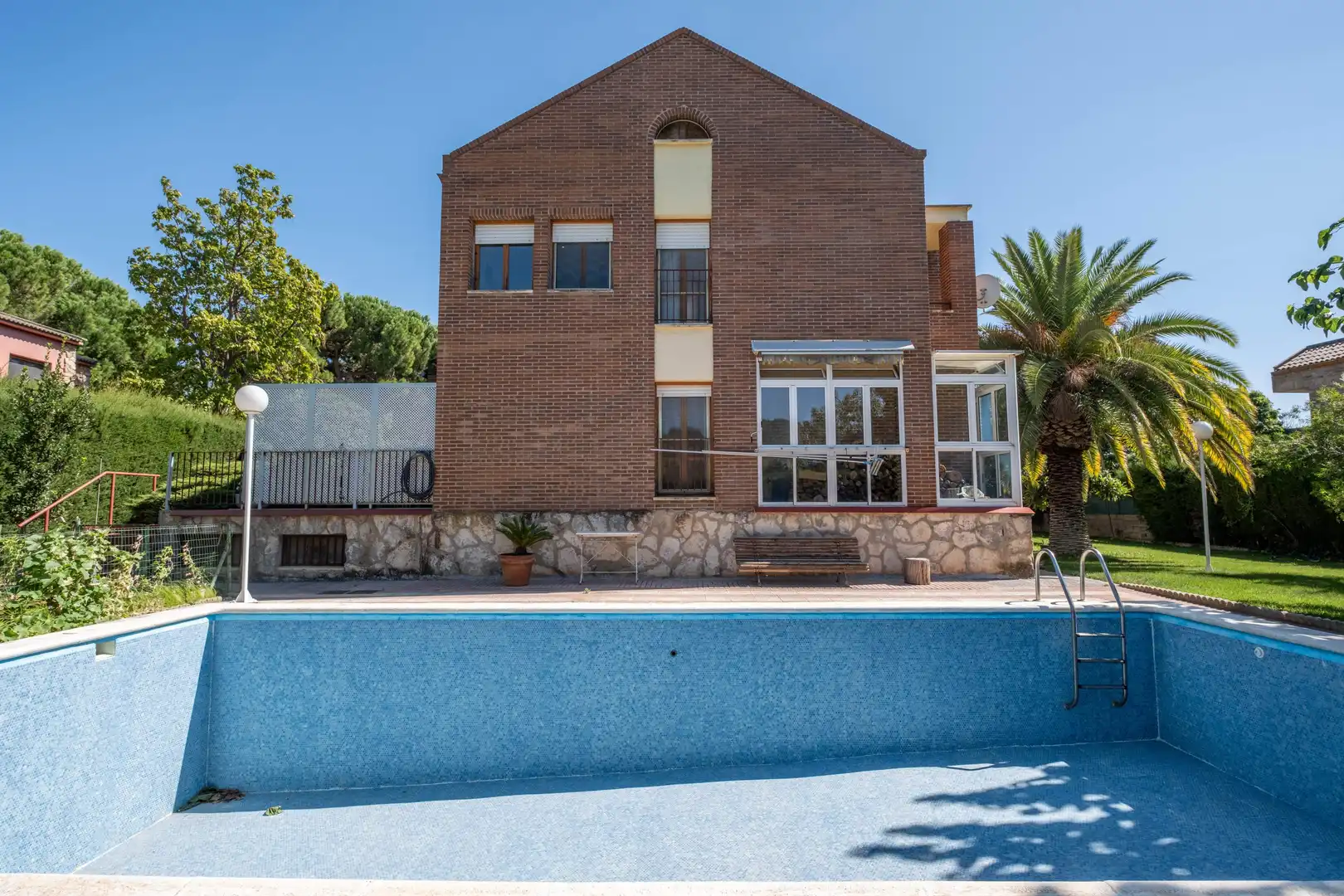 Piscina de Casa o chalet en venta en Zaragoza con Jardín privado, Terraza y Piscina