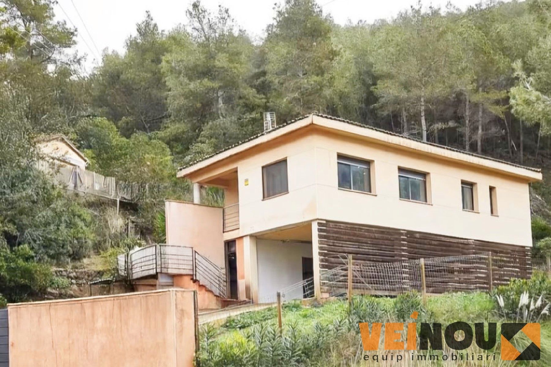 Exterior view of House or chalet for sale in Olesa de Bonesvalls  with Heating, Private garden and Terrace