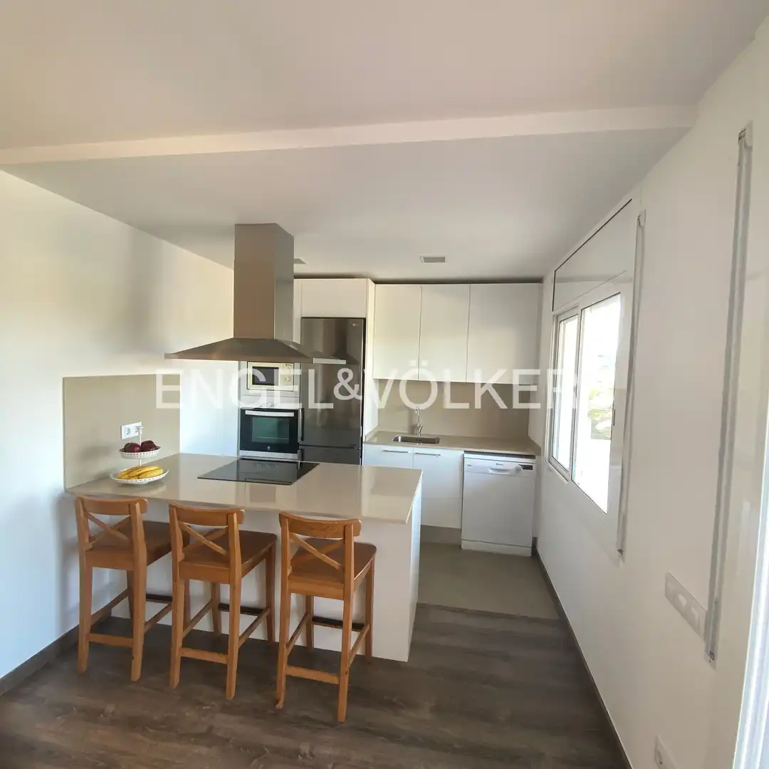 Küche von Wohnung zur Miete in Sitges mit Klimaanlage, Heizung und Terrasse