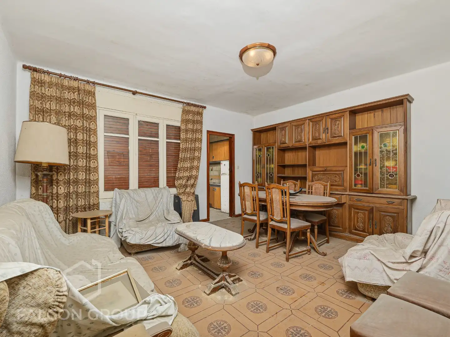 Sala d'estar de Casa adosada en venda en Vilanova i la Geltrú amb Terrassa i Balcó