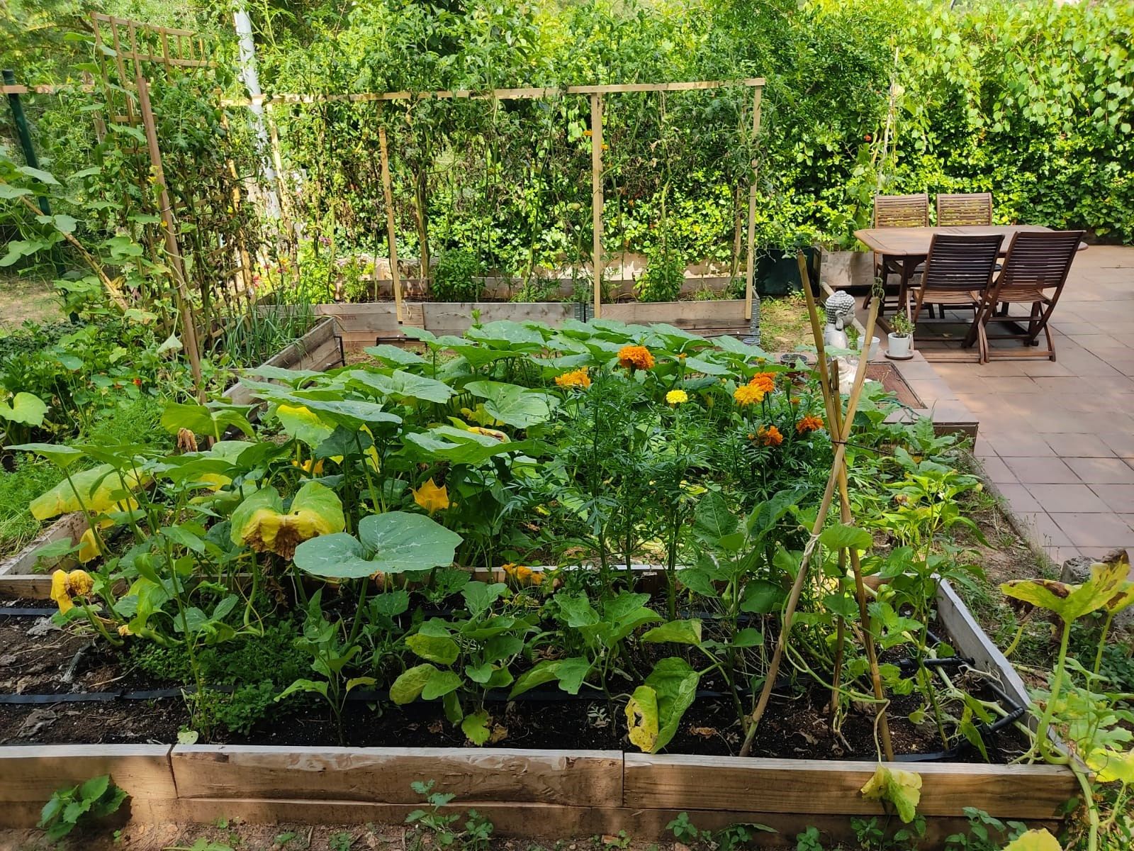 Jardí de Casa o xalet en venda en Girona Capital amb Calefacció i Moblat
