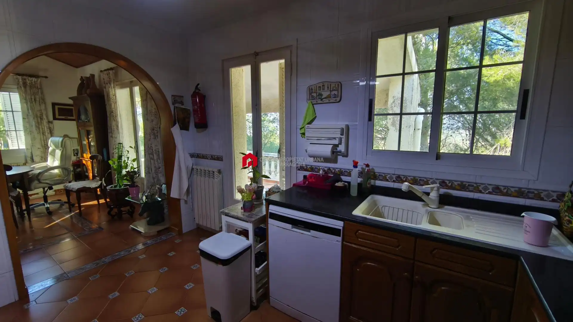 Cuina de Casa o xalet en venda en Tortosa amb Calefacció, Jardí privat i Terrassa