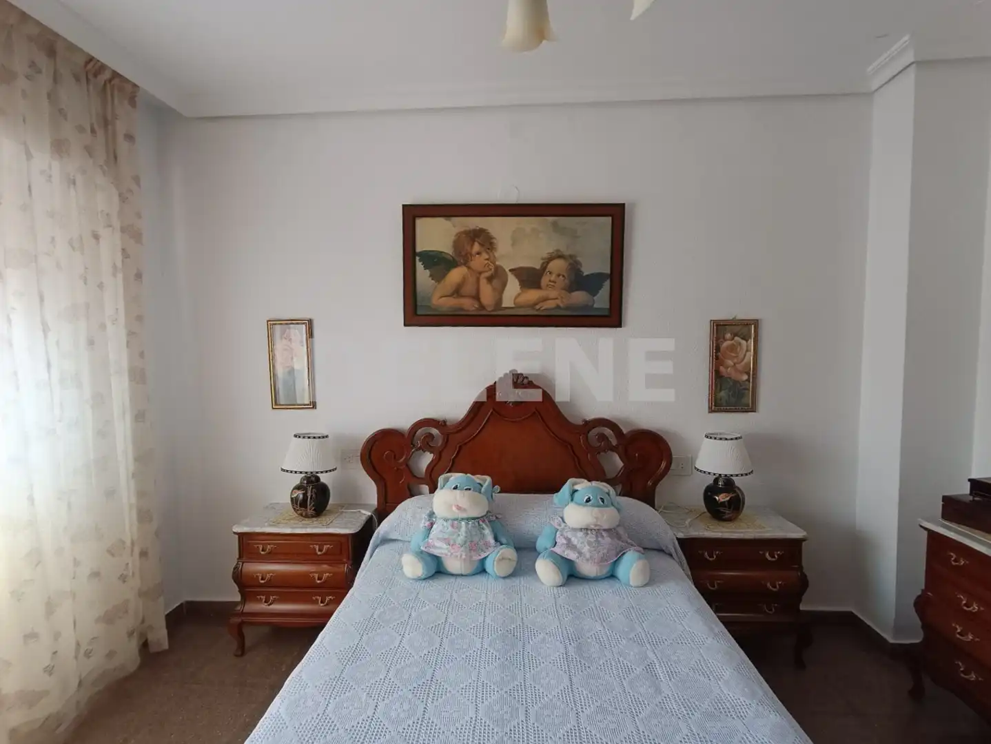 Bedroom of Flat for rent in Tobarra  with Air Conditioner, Parquet flooring and Terrace