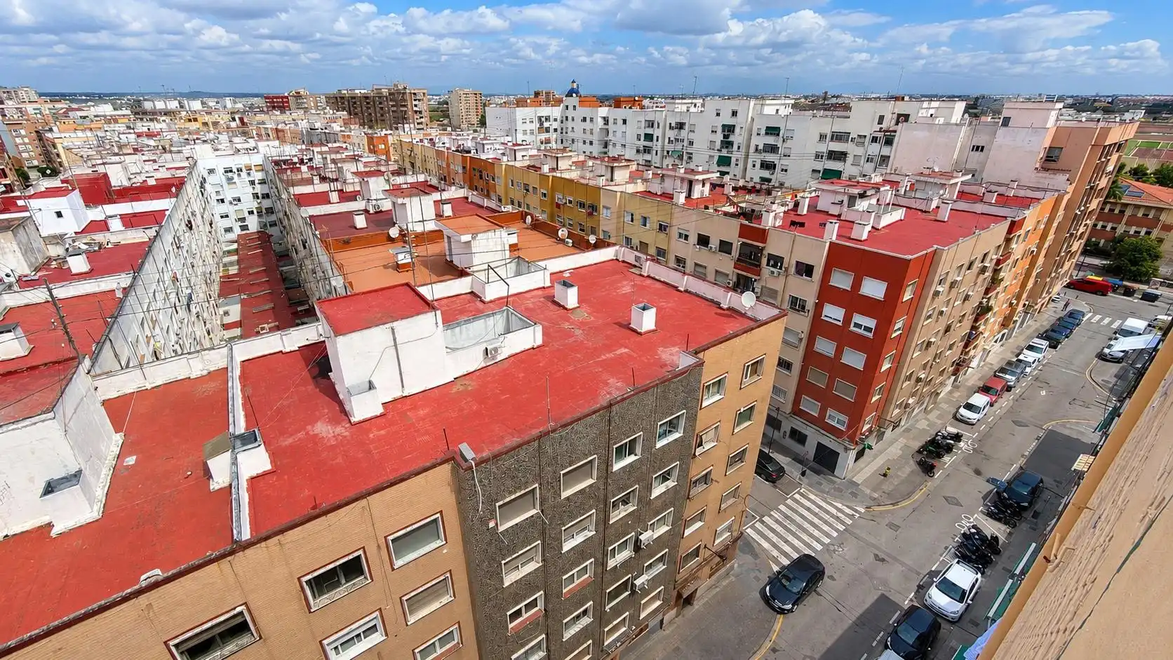 Vista exterior de Pis en venda en Valencia amb Aire condicionat, Terrassa i Balcó