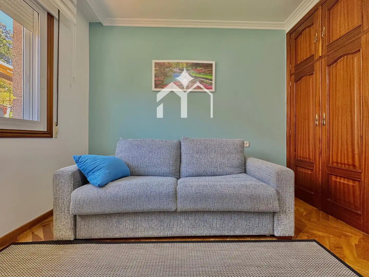Living room of Houses for sale in Moaña  with Heating, Parquet flooring and Terrace