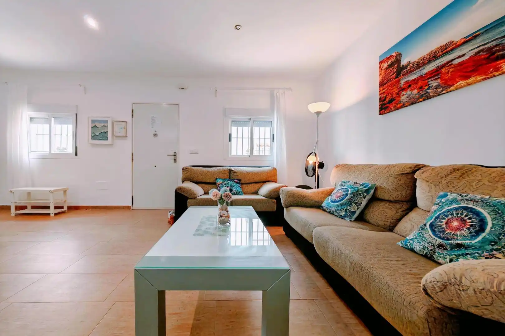 Living room of Houses for sale in Vejer de la Frontera  with Air Conditioner, Terrace and Furnished