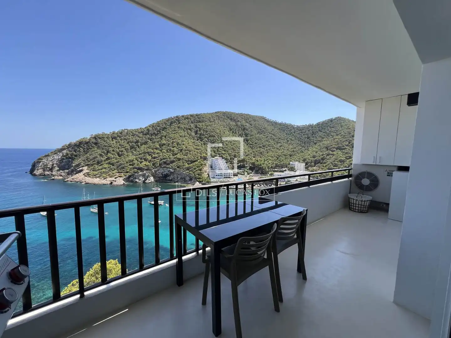 Balcony of Flat for rent in Santa Eulària des Riu  with Air Conditioner, Furnished and Balcony