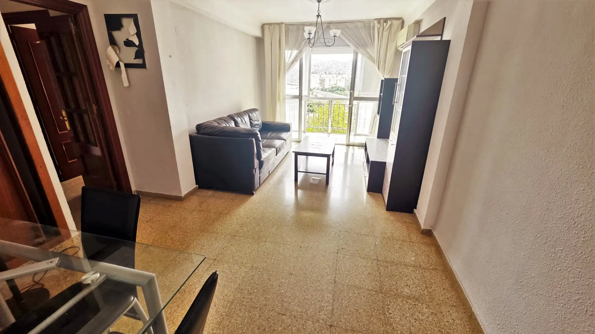 Sala de estar de Piso en venta en Málaga con Aire acondicionado y Balcón