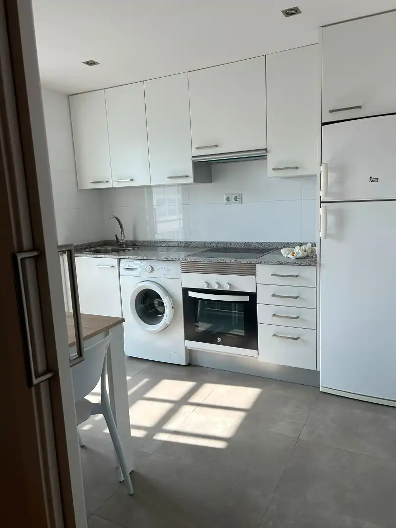 Kitchen of Flat for rent in Santiago de Compostela   with Furnished