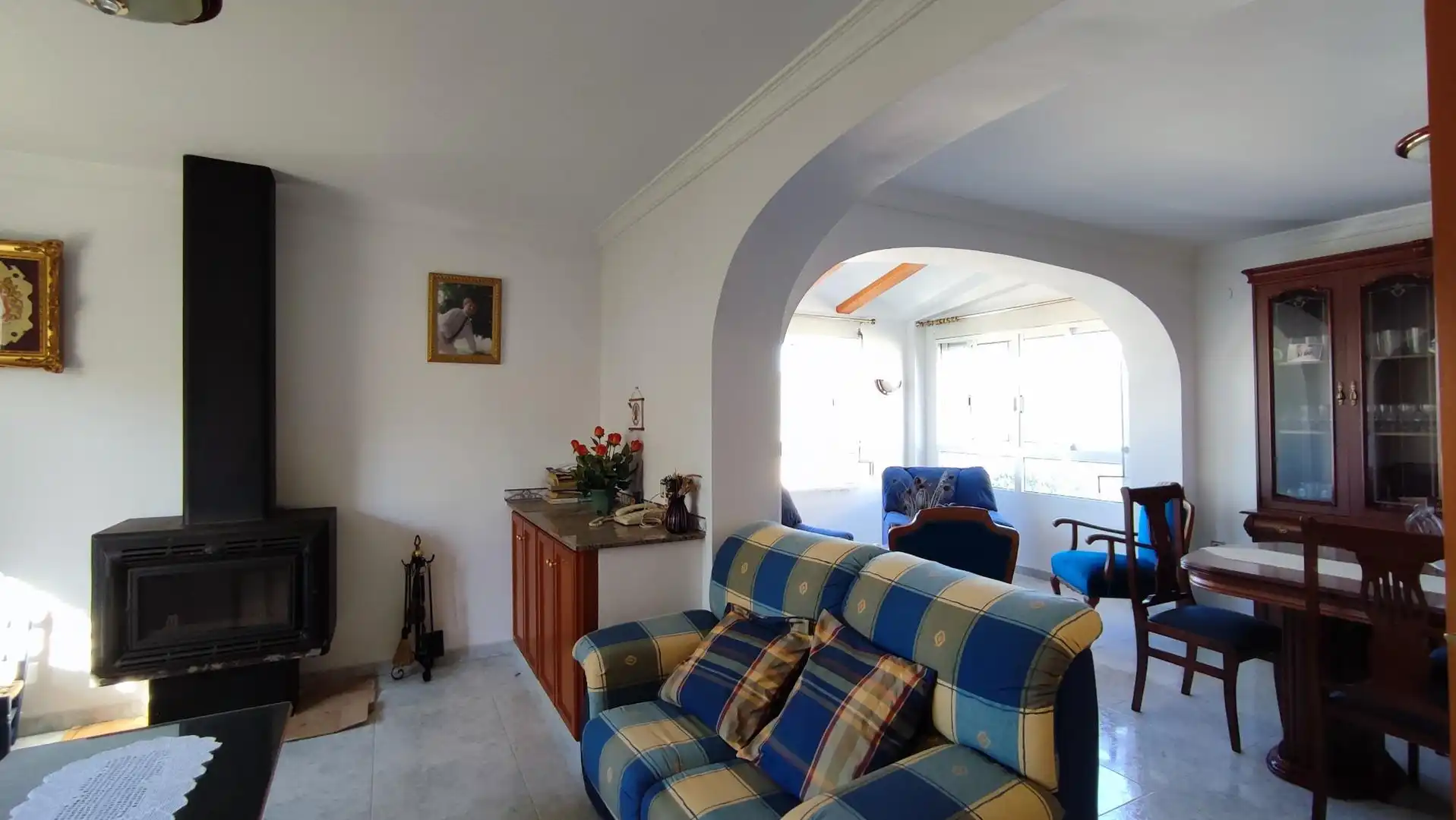 Sala de estar de Casa o chalet en venta en Oliva con Jardín privado y Trastero