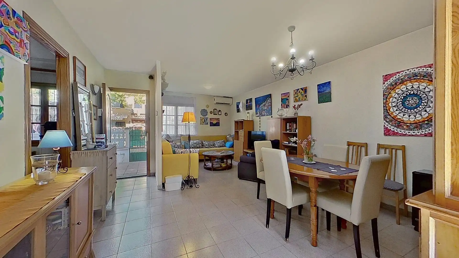 Sala de estar de Casa adosada en venta en  Palma de Mallorca con Terraza, Trastero y Balcón