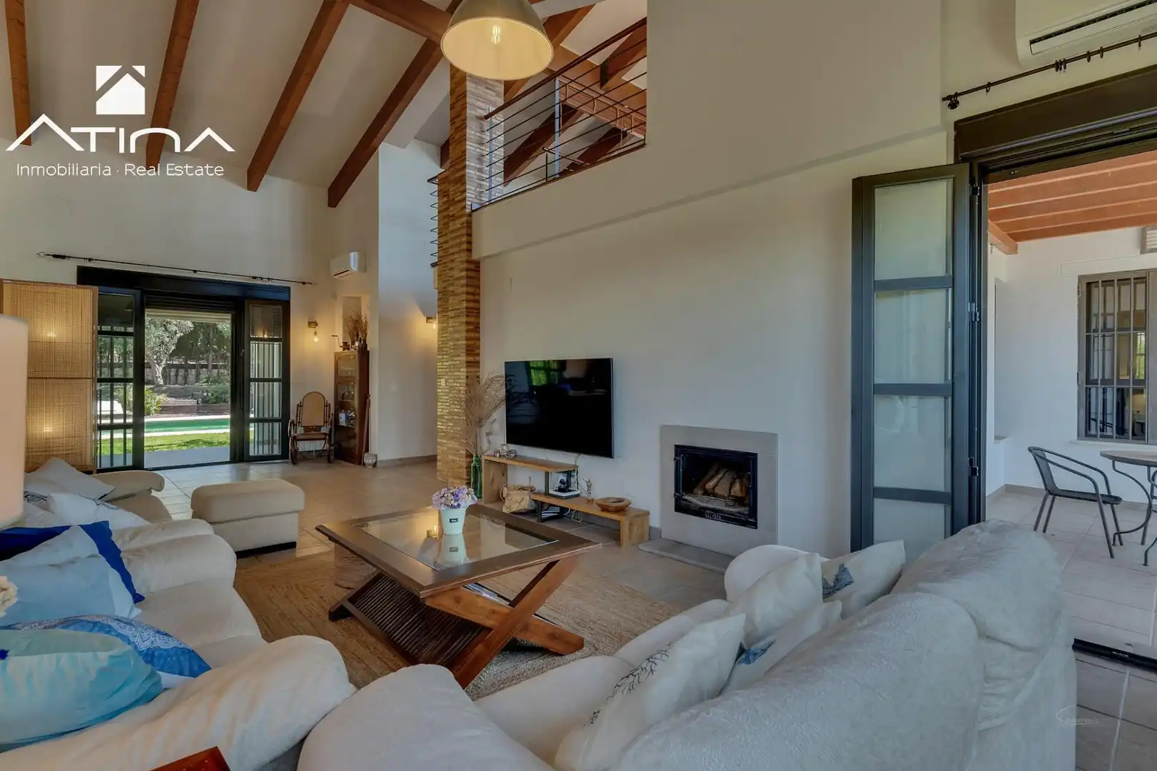 Living room of Houses for sale in Jávea / Xàbia  with Air Conditioner, Heating and Private garden