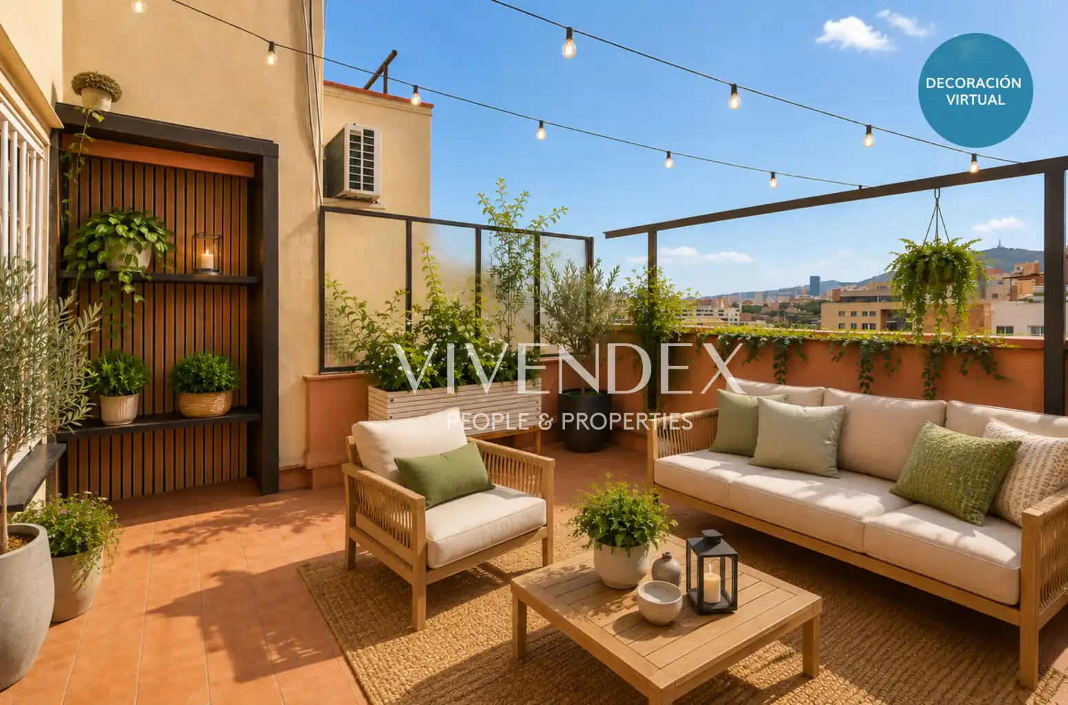 Terraza de Ático en venta en L'Hospitalet de Llobregat con Aire acondicionado, Calefacción y Terraza