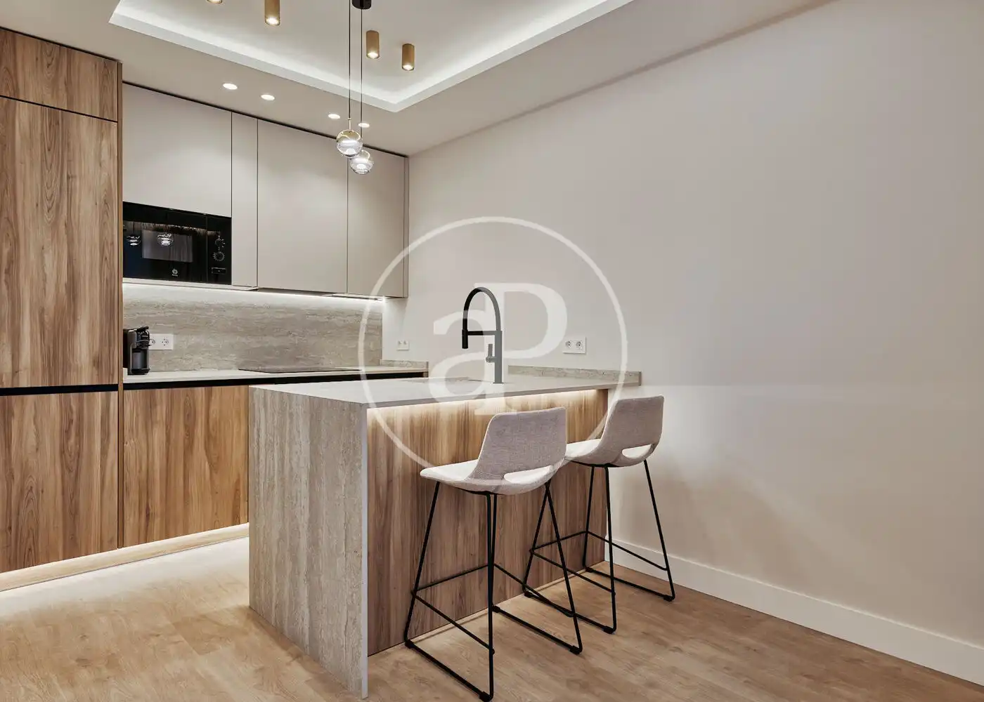 Kitchen of Flat for sale in Madrid  with Air Conditioner, Heating and Terrace