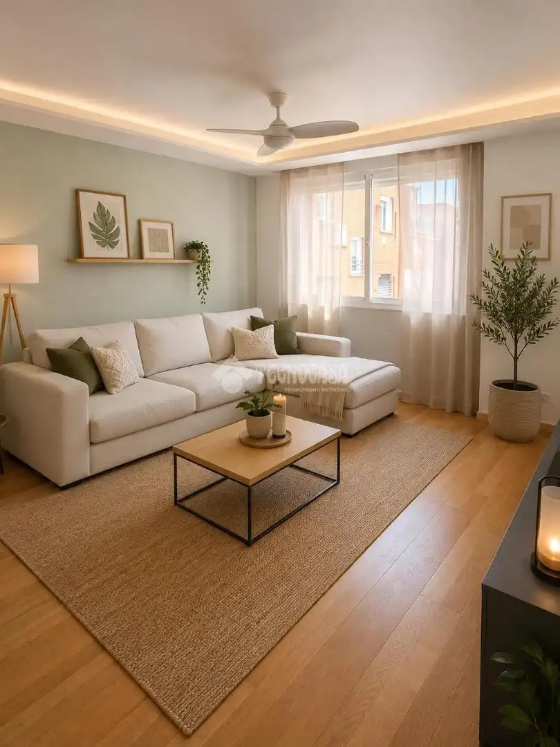 Sala de estar de Ático en venta en Valdemoro con Calefacción, Terraza y Trastero