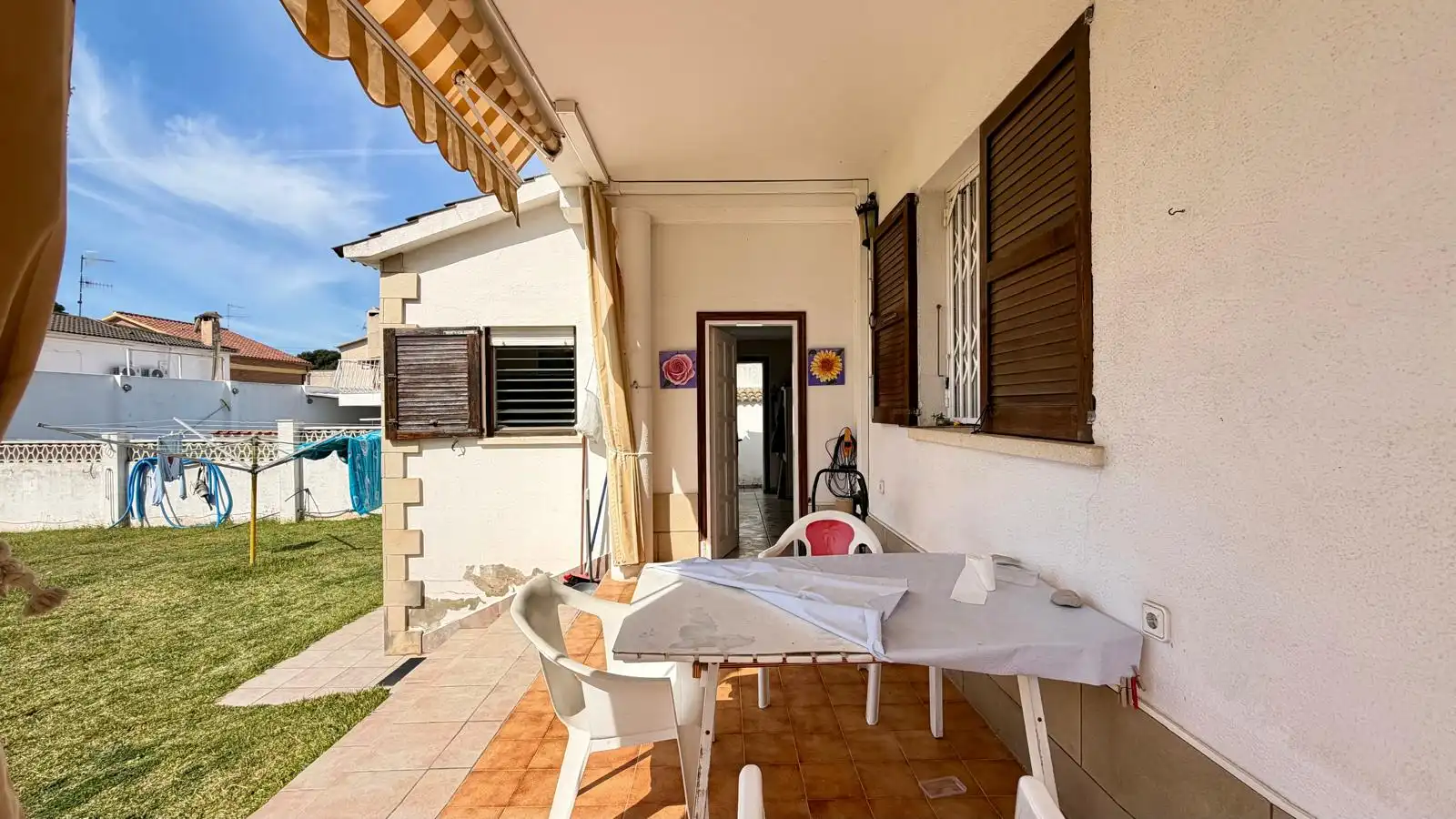 Terraza de Casa o chalet en venta en Cunit con Amueblado y Horno
