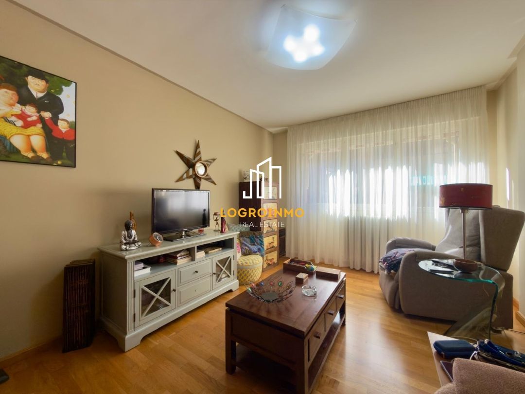 Living room of Flat for sale in Lardero  with Heating, Storage room and Balcony