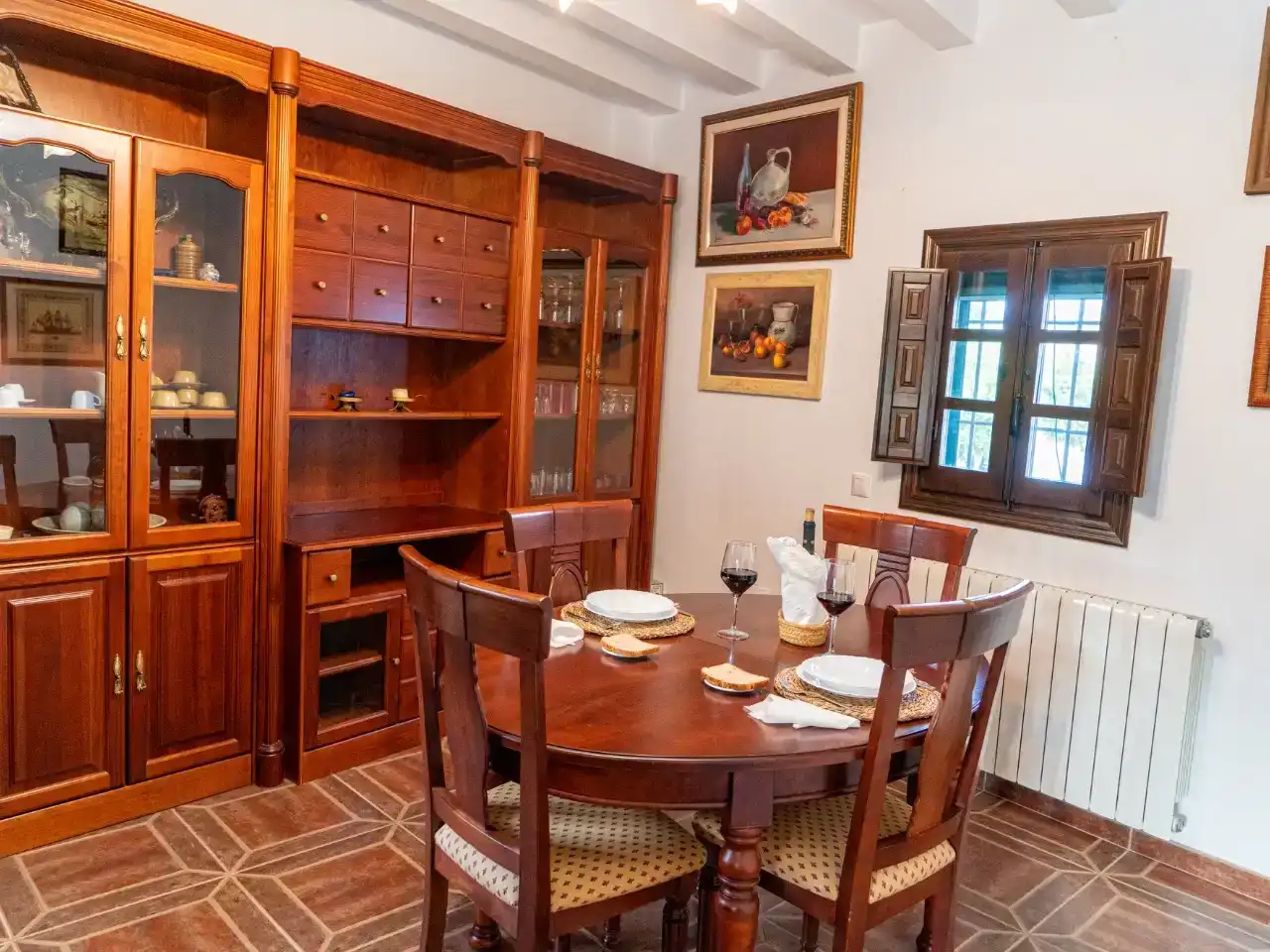 Dining room of Houses for rent in Iznájar  with Private garden, Storage room and Swimming Pool