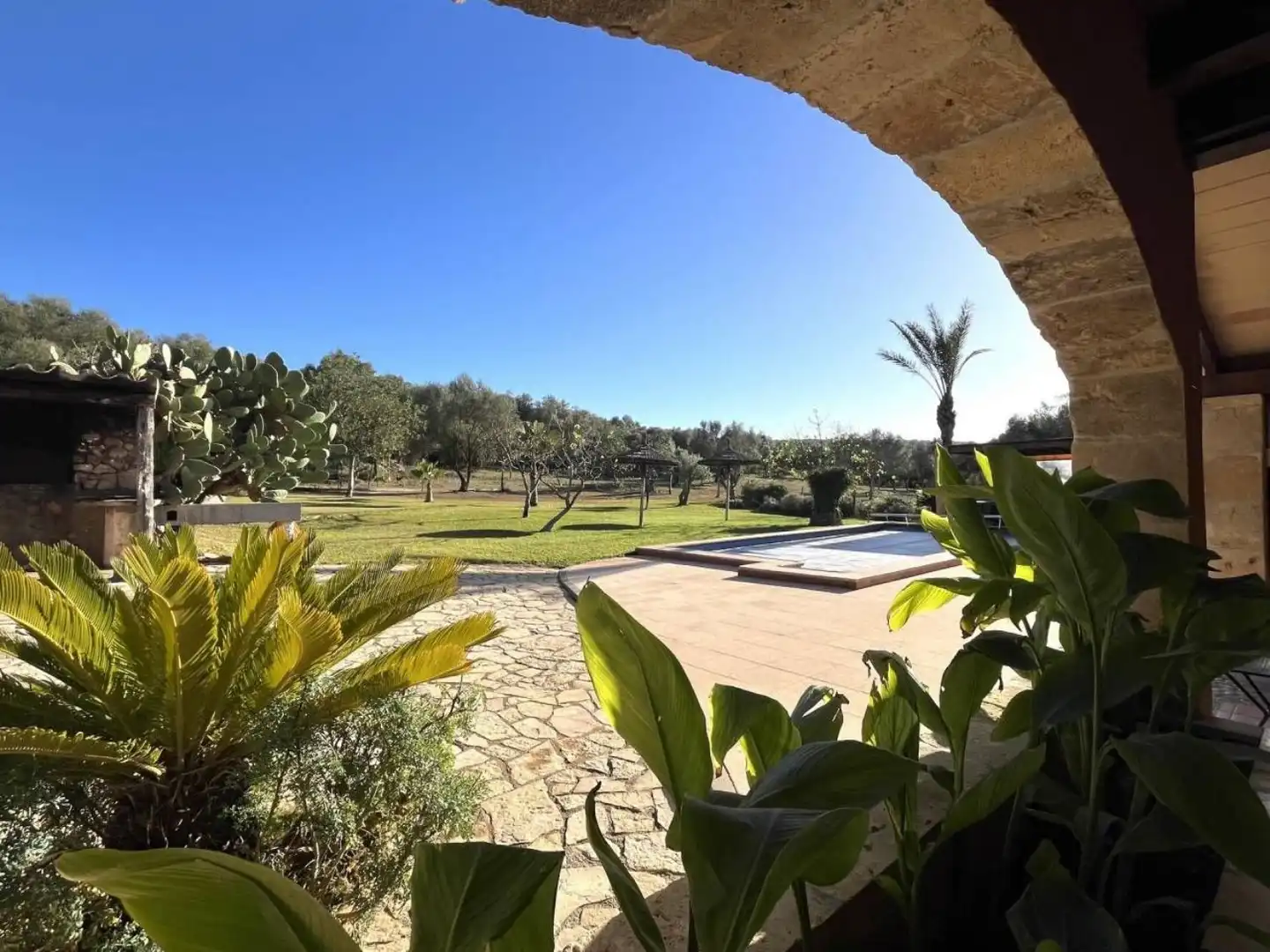 Garden of Houses for rent in Manacor  with Air Conditioner, Private garden and Terrace