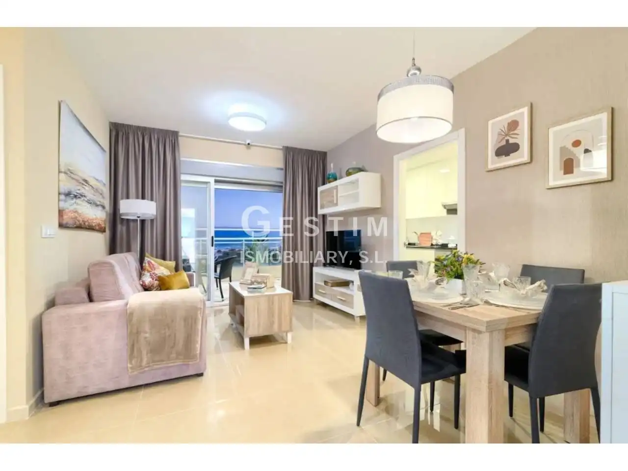 Wohnzimmer von Wohnung zum Verkauf in Cabanes mit Klimaanlage, Heizung und Terrasse