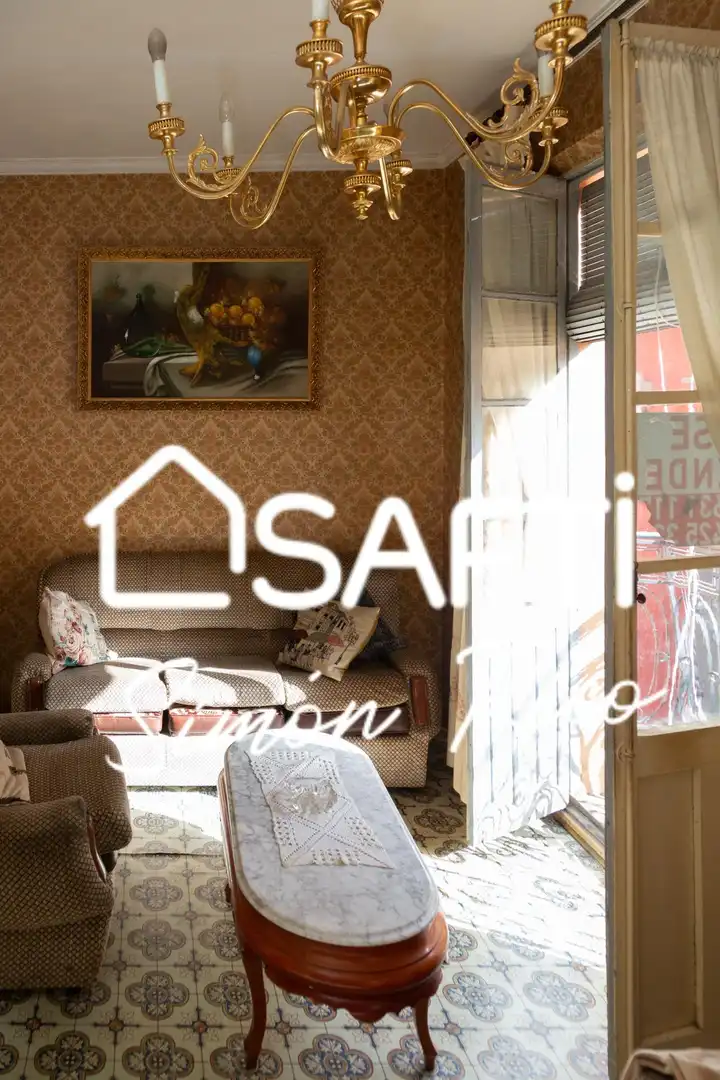 Sala de estar de Casa adosada en venta en Bembibre