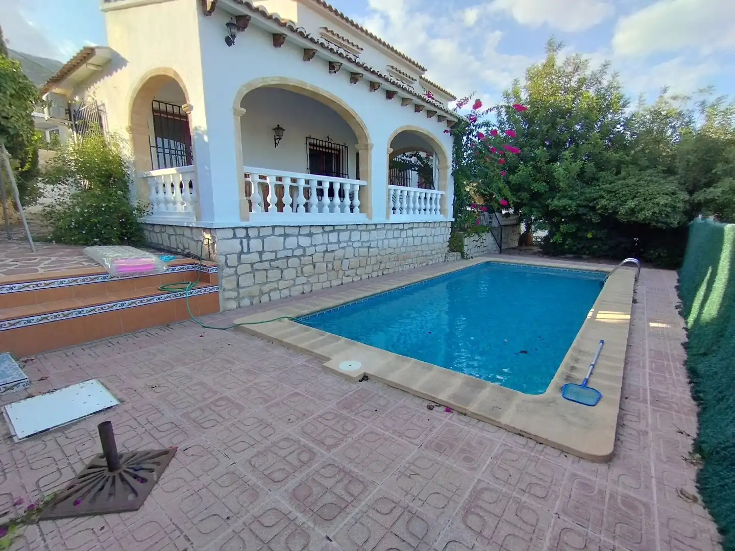 Piscina de Casa o xalet de lloguer en Calpe / Calp amb Aire condicionat, Piscina i Moblat