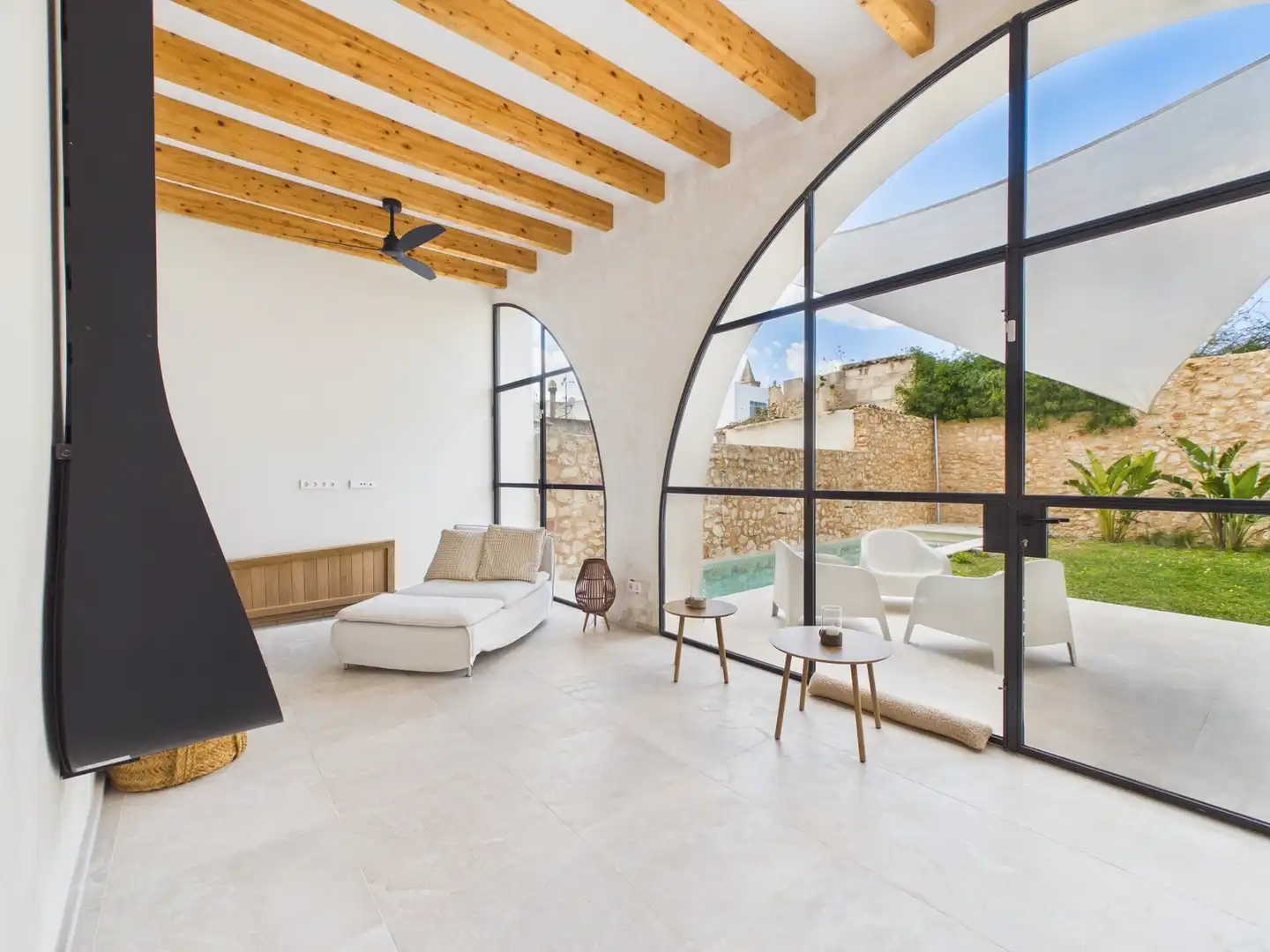 Living room of Houses for rent in Felanitx  with Air Conditioner, Heating and Terrace