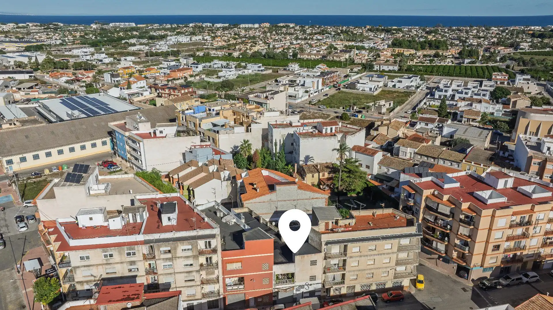 Vista exterior de Pis en venda en El Verger amb Terrassa, Balcó i Jacuzzi