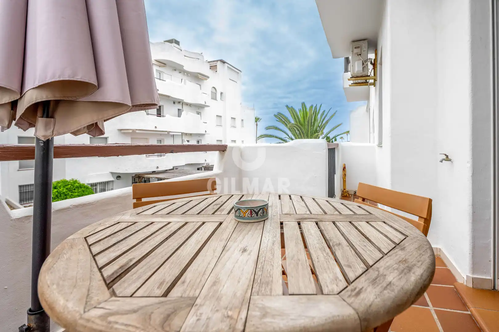 Terrasse von Wohnung zum Verkauf in Zahara de los Atunes mit Heizung, Privatgarten und Schwimmbad