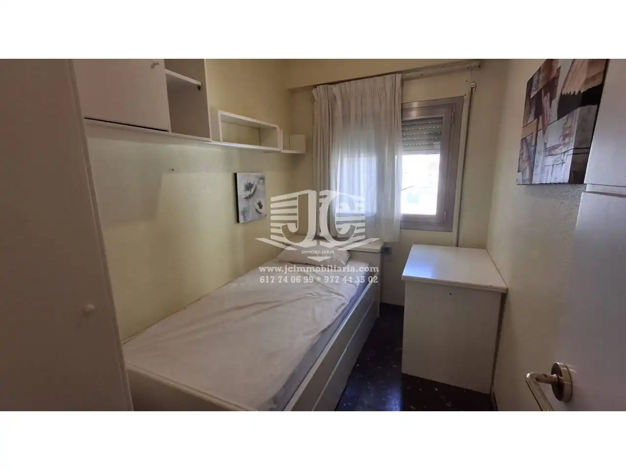 Bedroom of Flat for rent in Tortosa  with Heating, Furnished and Balcony