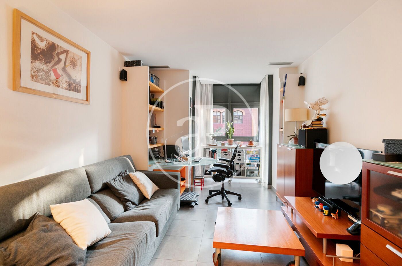Living room of Flat for sale in  Barcelona Capital  with Air Conditioner, Heating and Storage room