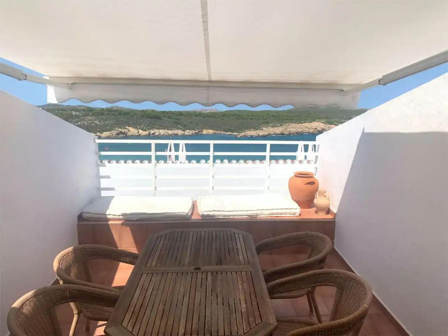 Terrassa de Casa adosada en venda en Es Mercadal amb Aire condicionat, Jardí privat i Traster