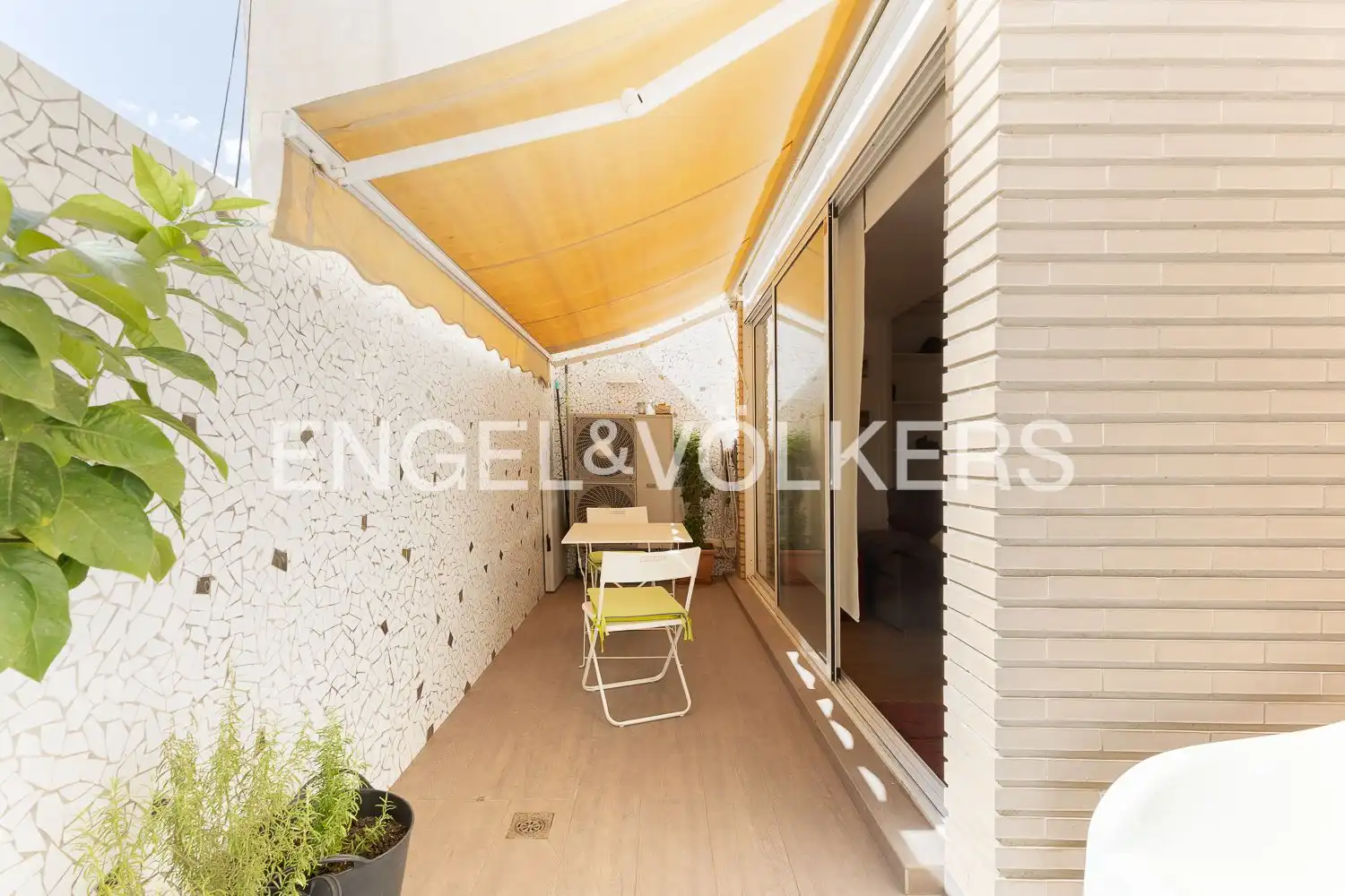 Terrace of Flat for rent in Valencia  with Air Conditioner, Heating and Parquet flooring