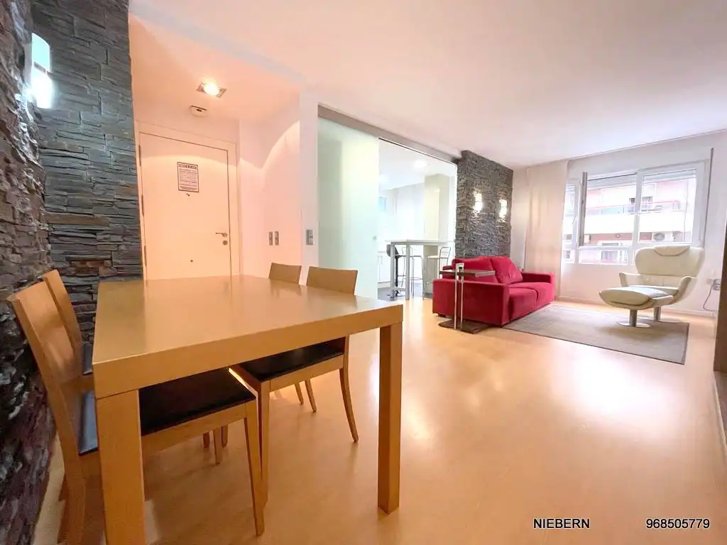Comedor de Piso de alquiler en Cartagena con Aire acondicionado, Parquet y Amueblado