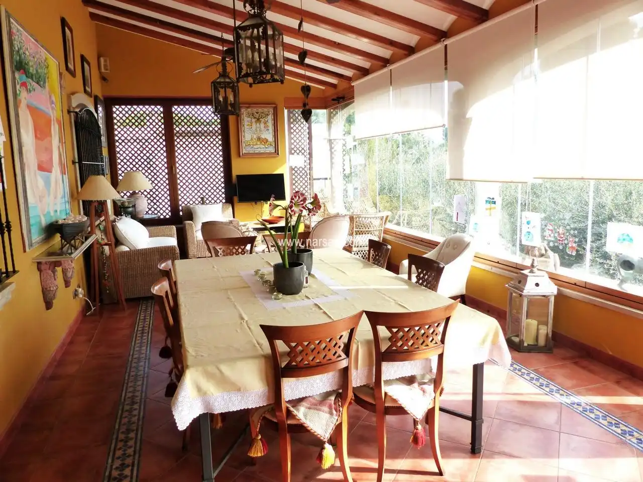 Comedor de Casa o chalet en venta en Oropesa del Mar / Orpesa con Aire acondicionado, Jardín privado y Terraza