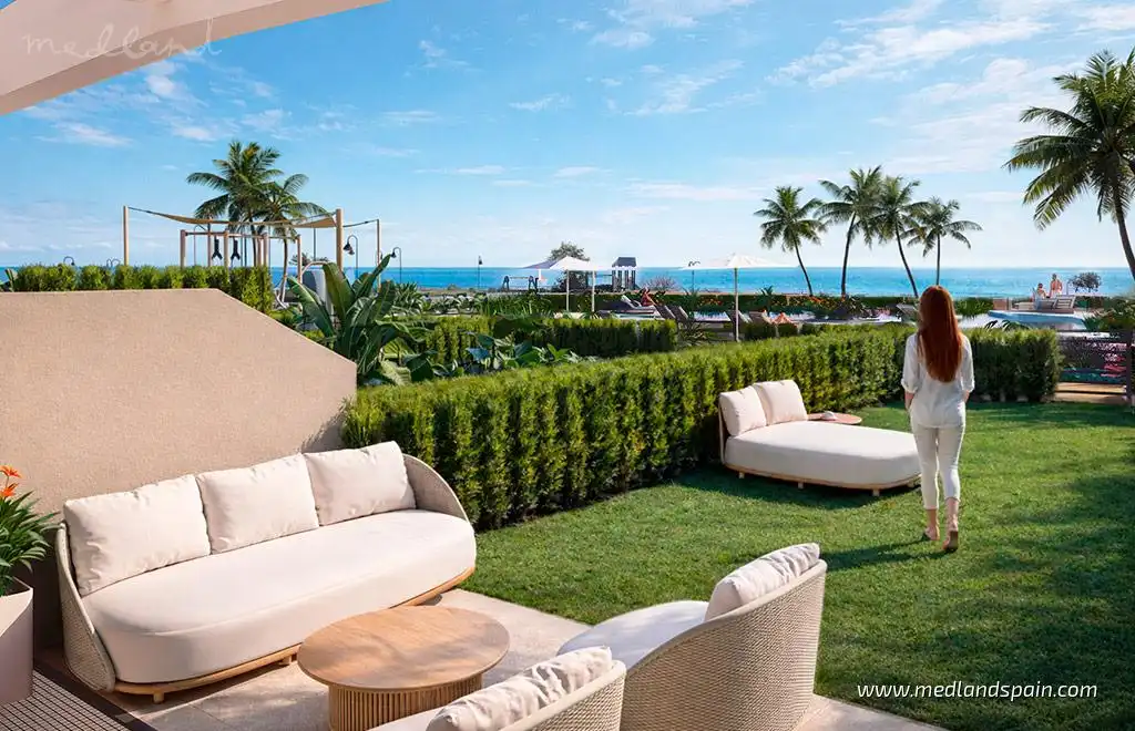 Terraza de Casa adosada en venta en El Campello con Aire acondicionado, Calefacción y Jardín privado
