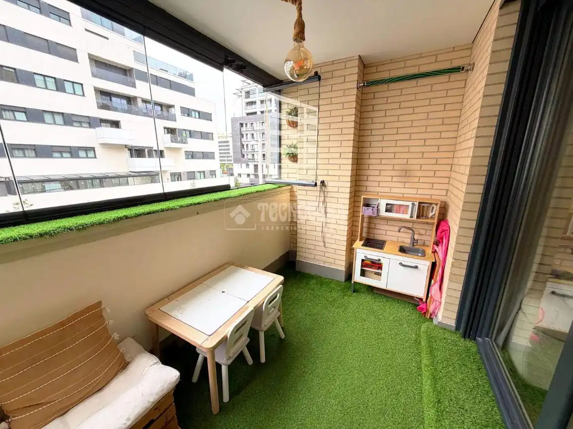 Balcony of Flat for sale in Madrid  with Air Conditioner, Heating and Terrace