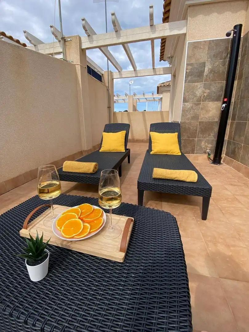 Terrace of Apartments for sale in Orihuela  with Air Conditioner, Private garden and Terrace
